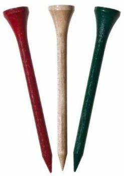 CaddiesShack ProActive Premium Sports Hardwood Golf Tees 2.75" 250 Count 5 CaddiesShack ProActive Premium Sports Hardwood Golf Tees 2.75" 250 Count -Golf Accessories Shop 2.75 Mixed Colors 250