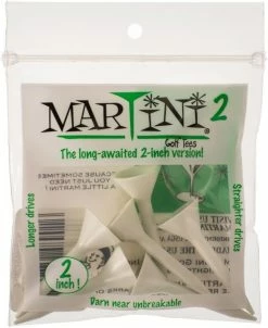 J&M Martini Tees - 2" - 6 Pack 9 J&M Martini Tees - 2" - 6 Pack -Golf Accessories Shop 2inch White
