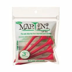 Proactive Martini 3 1/4" Original Golf Tees -Golf Accessories Shop 3.25 Flame