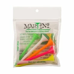 Proactive Martini 3 1/4" Original Golf Tees -Golf Accessories Shop 3.25 Neon