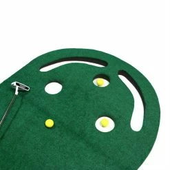 Hireko Intech Golf 3 Hole Portable Golf Putting Mat 14 Hireko Intech Golf 3 Hole Portable Golf Putting Mat -Golf Accessories Shop 3 Hole Portable Putting Mat 2