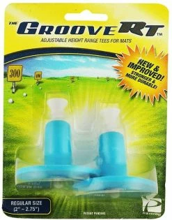J&M The Groove RT Adjustable Driving Range Tees For Mats
