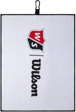 Wilson Staff Tri-Fold Waffle Golf Towel - White - 16" X 21" -Golf Accessories Shop 71IwcNfvKeL. AC SL1500