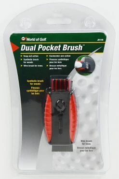 J&M Dual Pocket Brush - Jef World Of Golf