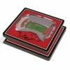 You The Fan! Stadium View Collegiate 3D Coasters