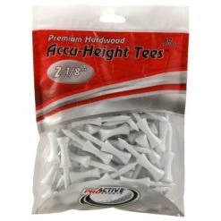 ProActive Sports Premium Hardwood Accu-Height Golf Tees -Golf Accessories Shop Accu Height Tees 2.125 a