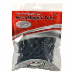 ProActive Sports Premium Hardwood Accu-Height Golf Tees -Golf Accessories Shop Accu Height Tees 2.75 a