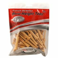 ProActive Sports Premium Hardwood Accu-Height Golf Tees -Golf Accessories Shop Accu Height Tees 3.25 a