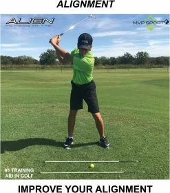 Proactive MVP Sport Golf Alignment Sticks 2-Pack -Golf Accessories Shop AlignmentRods Red 3