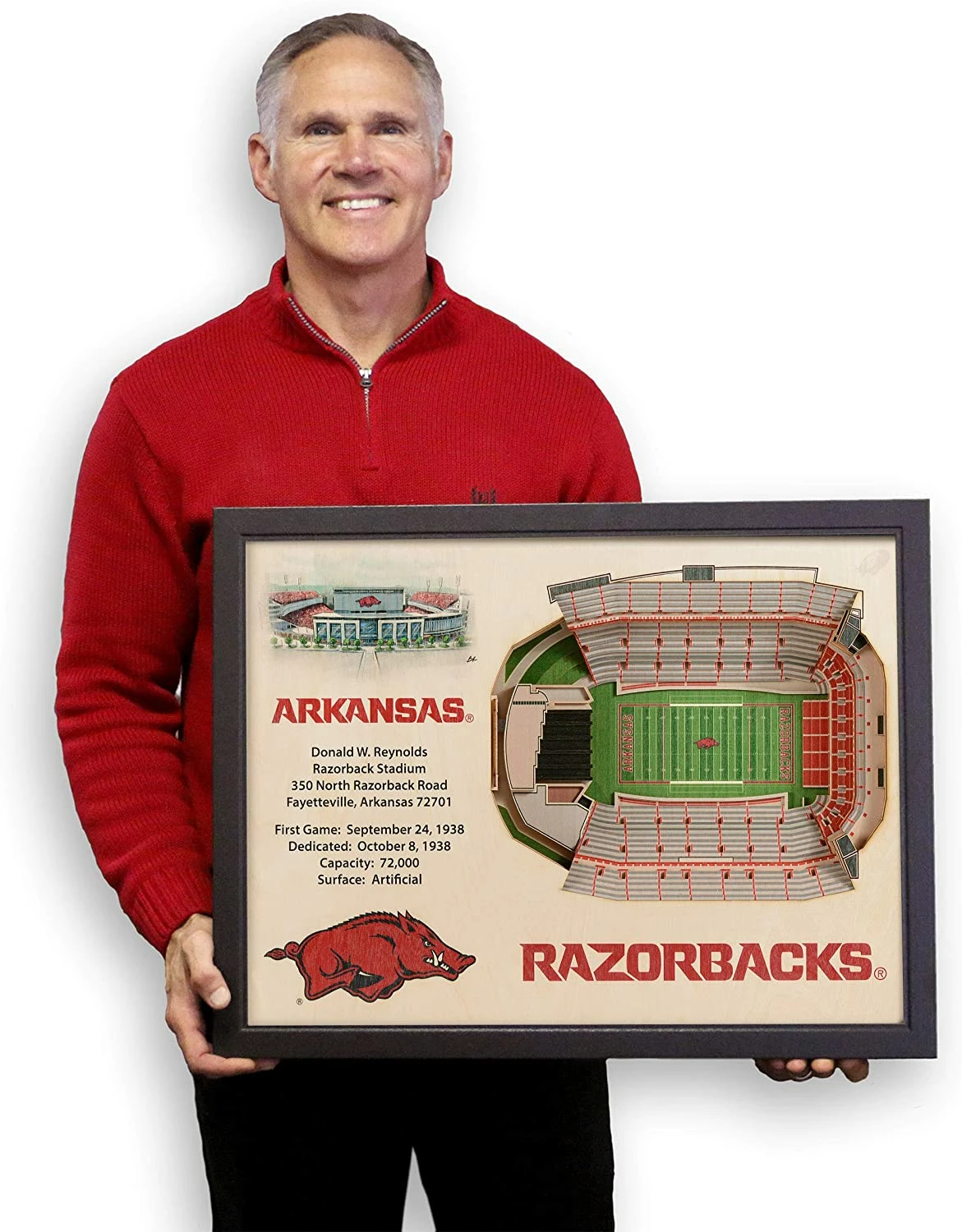 CaddiesShack YouTheFan! NCAA 25-Layer StadiumView Wall Art 4 CaddiesShack YouTheFan! NCAA 25-Layer StadiumView Wall Art - Image 4