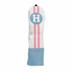 Hireko Sahara Retro Vintage Hybrid Headcovers -Golf Accessories Shop Blue White Pink Hybrid