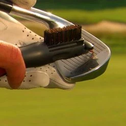 CaddiesShack Frogger Golf BrushPro Retractable Golf Club Brush With Groove Cleaner -Golf Accessories Shop BrushPro Hero 2 20190228