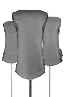 Sun Mountain Golf Canvas & Leather Head Covers 21 Sun Mountain Golf Canvas & Leather Head Covers -Golf Accessories Shop CanvasLeatherHeadcoverSlate Black