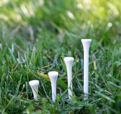 CaddiesShack Pride Sports Wood Golf Tees - 2.125" -Golf Accessories Shop Classic Wood Tee 2.125 125 count White 2