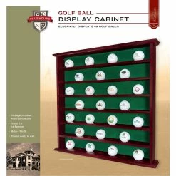 J&M Golf Ball Display Cabinet - 49 Golf Balls