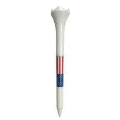Golf Works Pride Sports Plastic Evolution USA Flag Edition Golf Tees -Golf Accessories Shop Evolution 2.75 USA 30 count 2