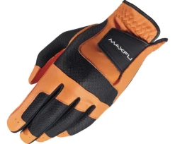 Golf Works Maxfli Universal Fit Color Golf Gloves -Golf Accessories Shop Fit Glove Orange 1