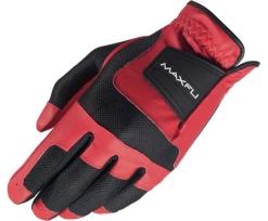 Golf Works Maxfli Universal Fit Color Golf Gloves -Golf Accessories Shop Fit Glove Red 1