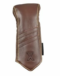 Sun Mountain Golf Leather Head Covers -Golf Accessories Shop G823731Brown KhakiStripeX