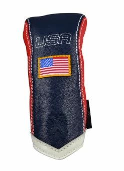 Sun Mountain Golf Leather Head Covers -Golf Accessories Shop G823793Navy Red WhiteChevronX