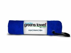 Golf Max Clip Wipes Microfiber Golf Greens Towel -Golf Accessories Shop Greens Towels Royal Blue