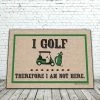 High Cotton Gifts I Golf Welcome Mat