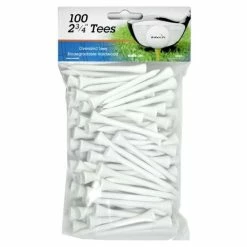 Hireko Intech 2 3/4-Inch Golf Tees 100-Pack -Golf Accessories Shop IntechGolfTees 100 White