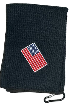 Joseph Elliott USA Embroidered Flag 18" X 18" Micro Fiber Towels -Golf Accessories Shop JE16 1fda6e9e 4ec4 4e30 b059 3d1a4a40aa4f