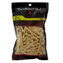 Golf Works Maxfli 2.75" Golf Tees 10 Golf Works Maxfli 2.75" Golf Tees -Golf Accessories Shop MaxfliTees 2.75 200NaturalWood