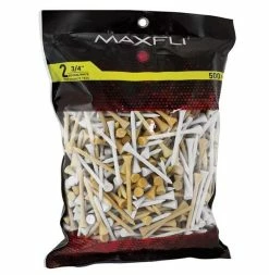 Golf Works Maxfli 2.75" Golf Tees 11 Golf Works Maxfli 2.75" Golf Tees -Golf Accessories Shop MaxfliTees 2.75 500ct