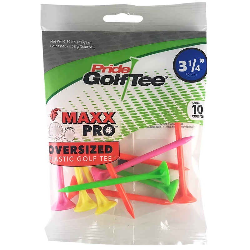 J&M Pride MaxxPro Oversized Plastic Golf Tees 3 J&M Pride MaxxPro Oversized Plastic Golf Tees - Image 3