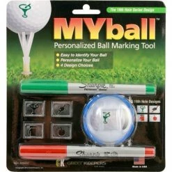 CaddiesShack MyBall Personalized Ball Marking Tool -Golf Accessories Shop MyBall Marking Tool 19th Hole