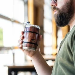 Hornung's Orca 12oz Oak Wood Grain Barrel -Golf Accessories Shop OakWoodGrainBarrel 3