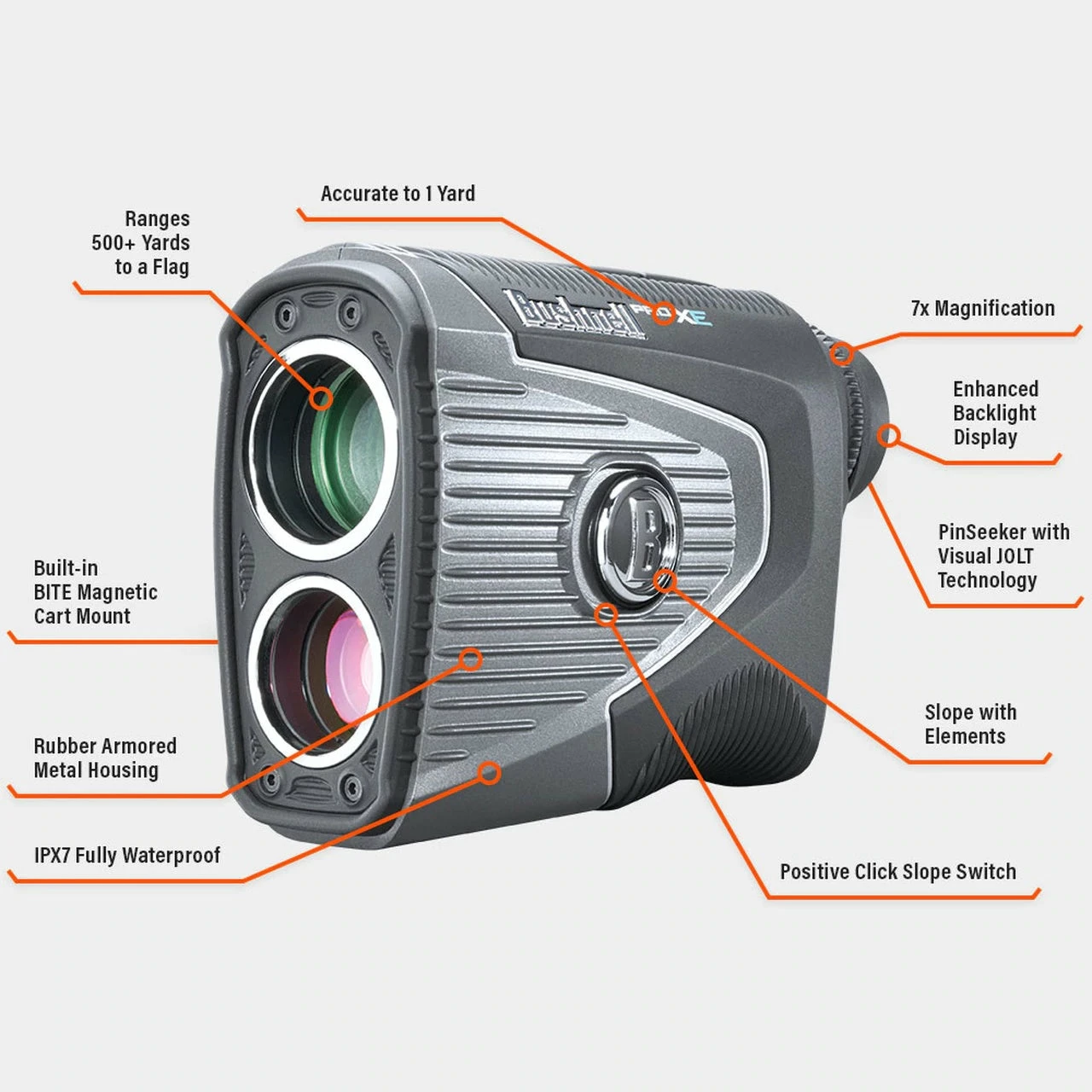 Bushnell Golf PRO XE Laser Rangefinder 3 Bushnell Golf PRO XE Laser Rangefinder - Image 3