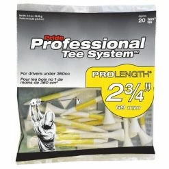 J And M Pride Professional Tee System ProLength Golf Tees 25 J And M Pride Professional Tee System ProLength Golf Tees -Golf Accessories Shop PTS ProLength Yellow 20