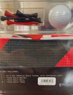WinCraft NFL Waffle Golf Gift Set -Golf Accessories Shop PackagingHERO1