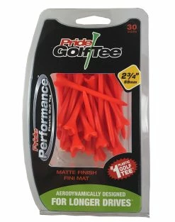 J&M Pride Performance Matte Finish Golf Tees -Golf Accessories Shop Pride Performance Matte 234 Orange 30ct 87990
