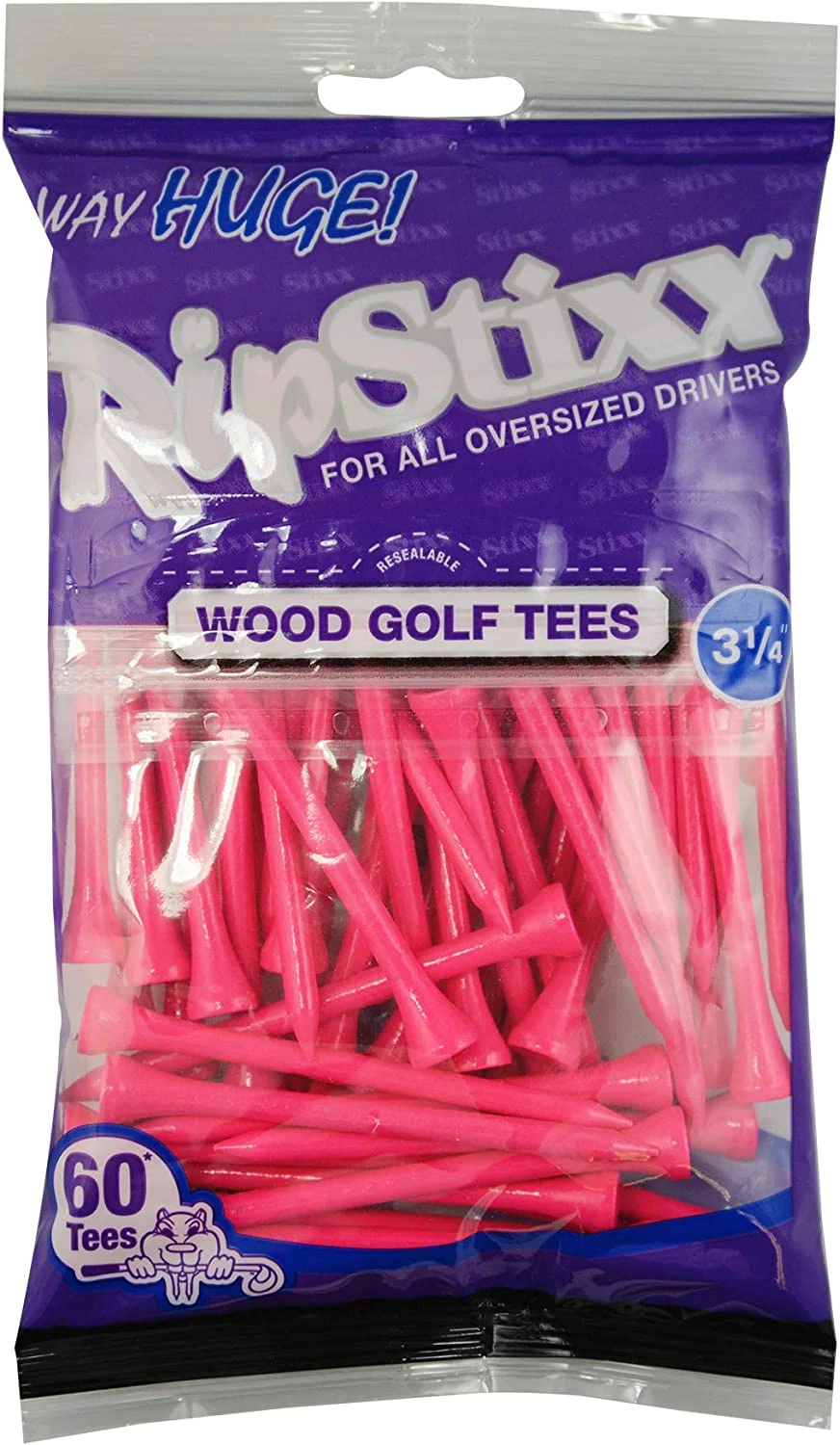 CaddiesShack RIPStixx Golf Tees - 3.25" 4 CaddiesShack RIPStixx Golf Tees - 3.25" - Image 4