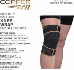 Proactive Copper Fit Rapid Relief Knee Wrap 8 Proactive Copper Fit Rapid Relief Knee Wrap -Golf Accessories Shop RapidReliefKnee 2