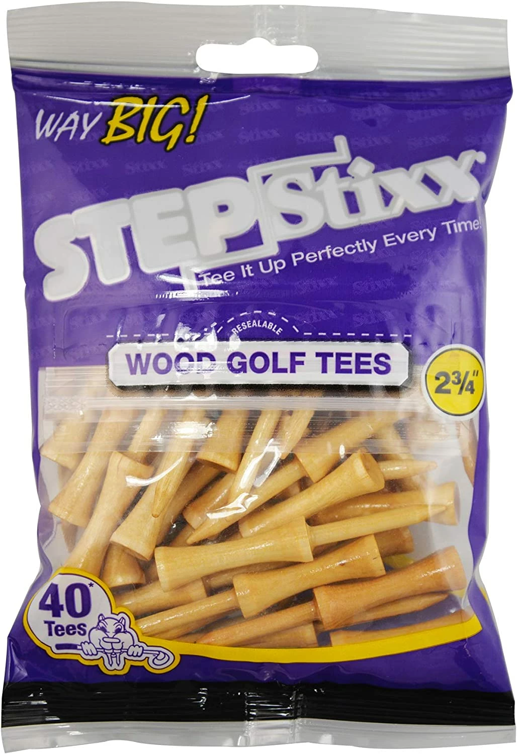 CaddiesShack STEPStixx Golf Tees - 2.75" 3 CaddiesShack STEPStixx Golf Tees - 2.75" - Image 3