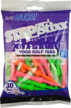CaddiesShack STEPStixx Golf Tees - 3.25" -Golf Accessories Shop STEPStixx 3.25 CitrusMix