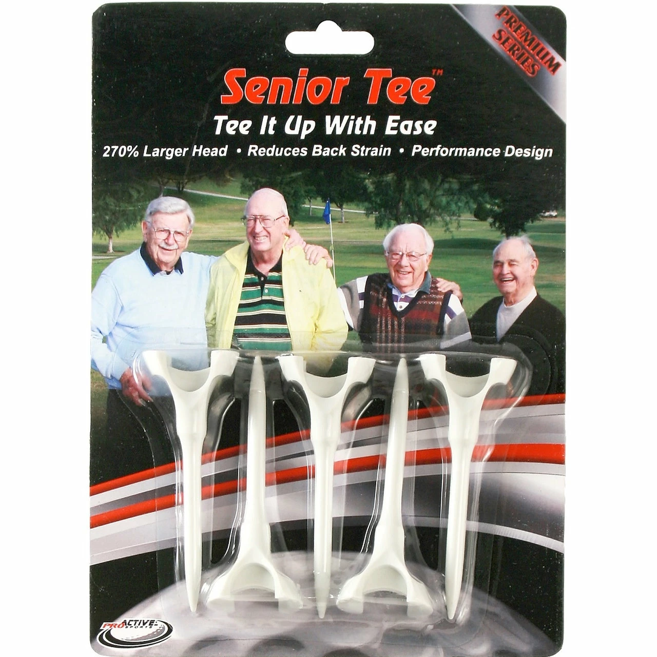 CaddiesShack Senior Tee, Tee It Up With Ease! 5 Pack 1 CaddiesShack Senior Tee, Tee It Up With Ease! 5 Pack
