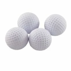 Proactive Short Flight Foam Practice Golf Balls - 4 Pack