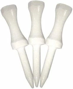 CaddiesShack Pride Sports Wood Golf Step-Tees 2.125 X 25 Count -Golf Accessories Shop Step Tees 2.125 White