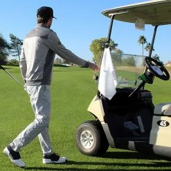 Wexford Monument Golf Stick It Magnetic Towels -Golf Accessories Shop Stick It Towel White b