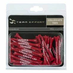 WinCraft Team Effort Collegiate Golf Tees 40 Pack 14 WinCraft Team Effort Collegiate Golf Tees 40 Pack -Golf Accessories Shop Tees Oklahoma