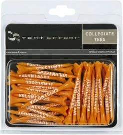 WinCraft Team Effort Collegiate Golf Tees 40 Pack 16 WinCraft Team Effort Collegiate Golf Tees 40 Pack -Golf Accessories Shop Tennesee Volunteers Tees