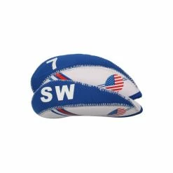 HNM Golf Volf Golf USA Flag Neoprene Iron Head Covers Set 9 HNM Golf Volf Golf USA Flag Neoprene Iron Head Covers Set -Golf Accessories Shop VolfGolfHeadcover USANeopreneIrons4
