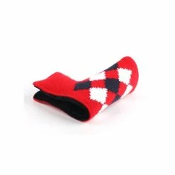 HNM Golf Volf Golf Classic Knit Putter Cover - Red -Golf Accessories Shop VolfGolfHeadcovers RedKnitPutter3