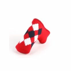 HNM Golf Volf Golf Classic Knit Putter Cover - Red -Golf Accessories Shop VolfGolfHeadcovers RedKnitPutter5